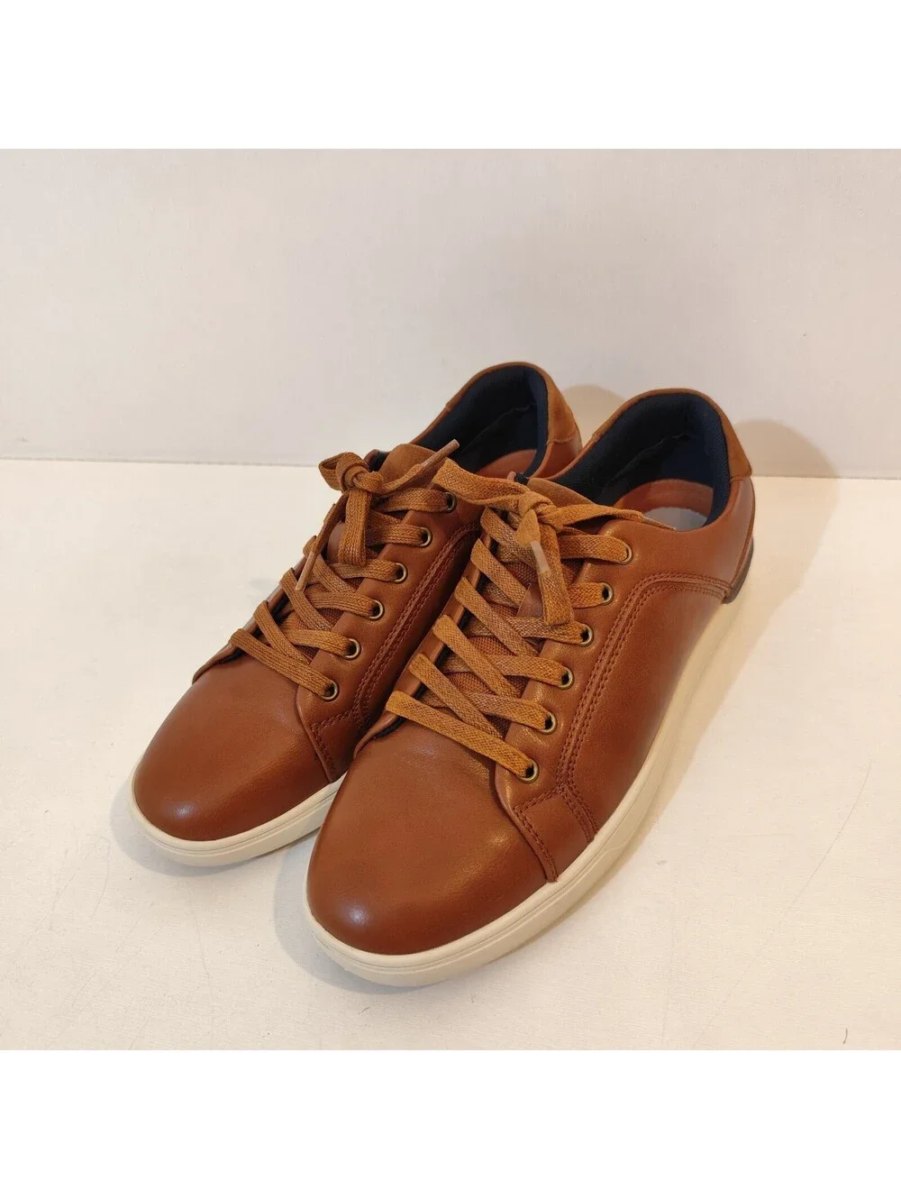 Bruno Marc Casual Dress Sneakers Men's Lace Up Shoes Brown Size 9